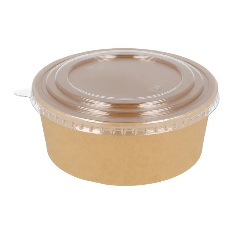 Popierinė kraft salotinė, 1500ml | 50 vnt/pak